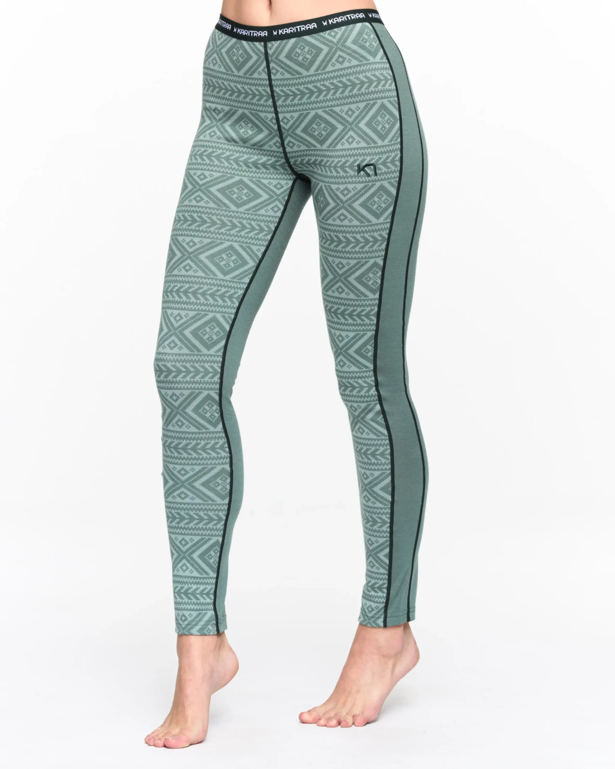 Fashion Floke Baselayer Pants Wool Base Layer Pants
