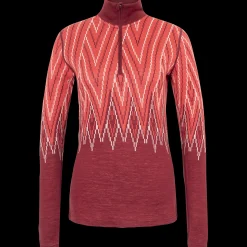 Flash Sale Julianne Wool Half Zip Wool Long Sleeve