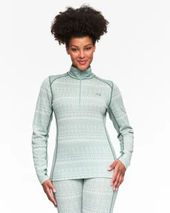 Store Maud Half Zip Wool Long Sleeve