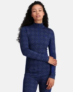 Best Sale Rose Half Zip Baselayer Top - 100% Merino Wool Wool Long Sleeve