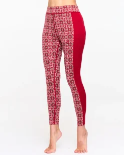 Best Rose High Waisted Baselayer Pants - 100% Merino Wool Wool Base Layer Pants