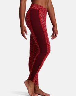 Clearance Rose High Waisted Baselayer Pants - 100% Merino Wool Wool Base Layer Pants