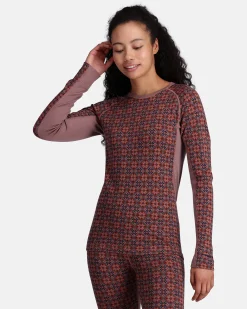 Hot Rose Light Baselayer Long Sleeve Wool Long Sleeve