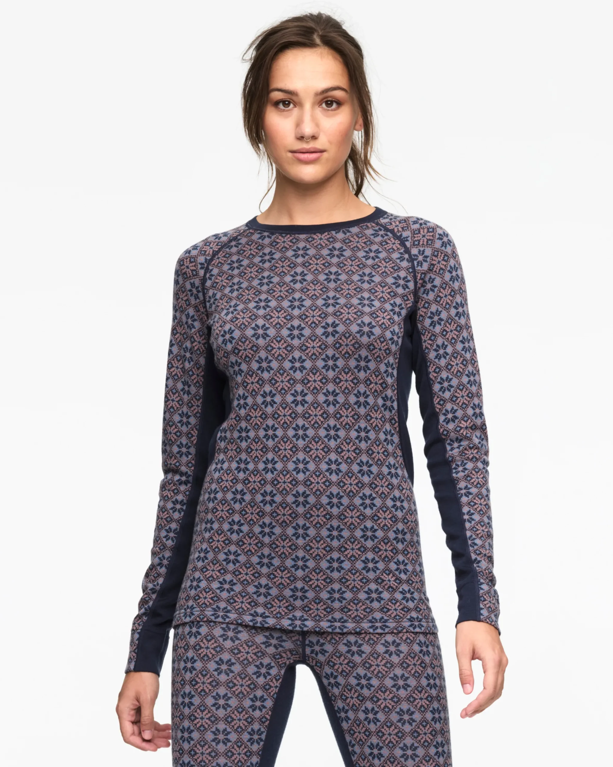Fashion Rose Light Baselayer Long Sleeve Wool Long Sleeve