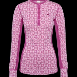 Discount Rose Long Sleeve Baselayer - 100% Merino Wool Wool Long Sleeve