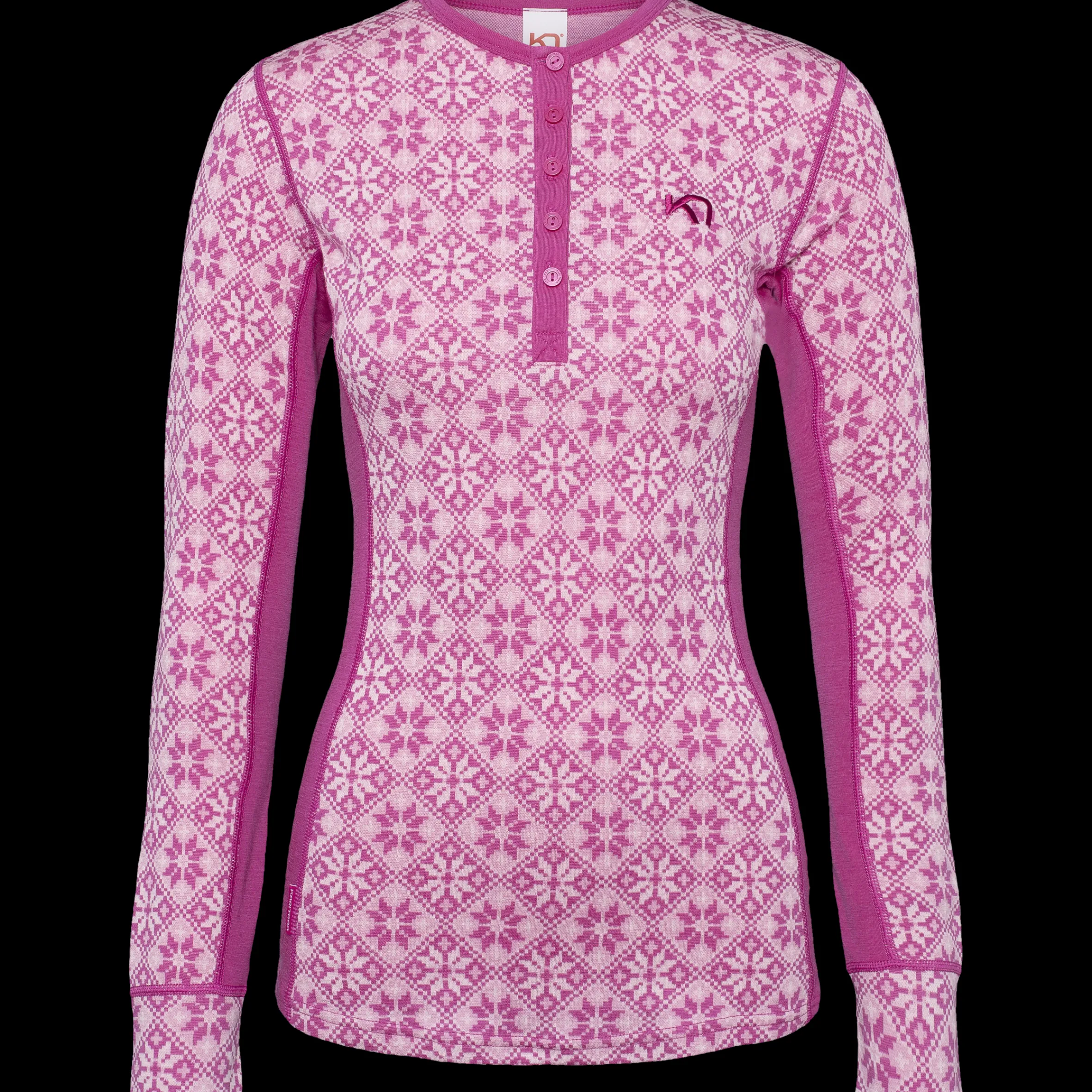Discount Rose Long Sleeve Baselayer - 100% Merino Wool Wool Long Sleeve