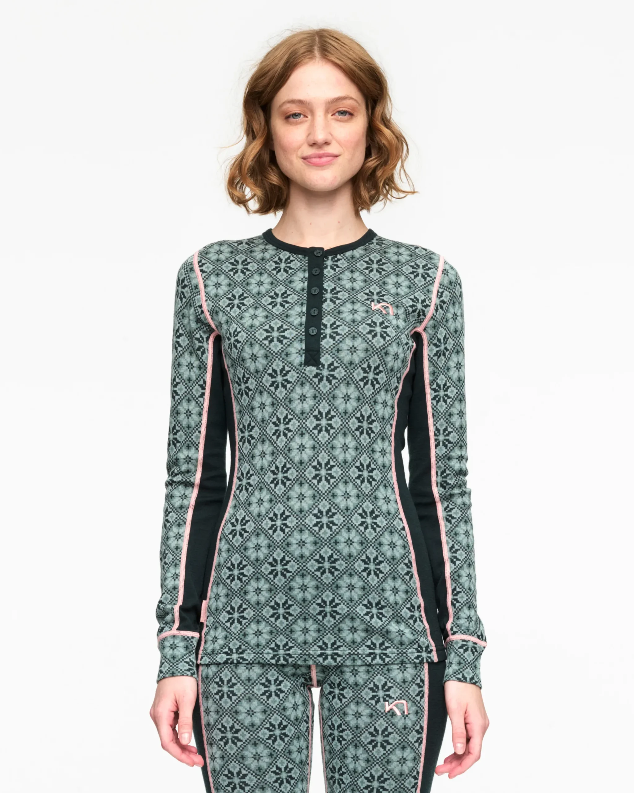 Store Rose Long Sleeve Baselayer - 100% Merino Wool Wool Long Sleeve