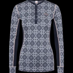 Outlet Rose Long Sleeve Baselayer - 100% Merino Wool Wool Long Sleeve