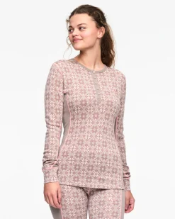 Hot Rose Long Sleeve Baselayer - 100% Merino Wool Wool Long Sleeve