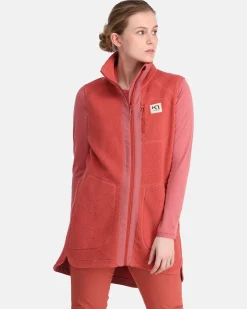 Fashion Sanne Pile Vest Long Fleece|Vests