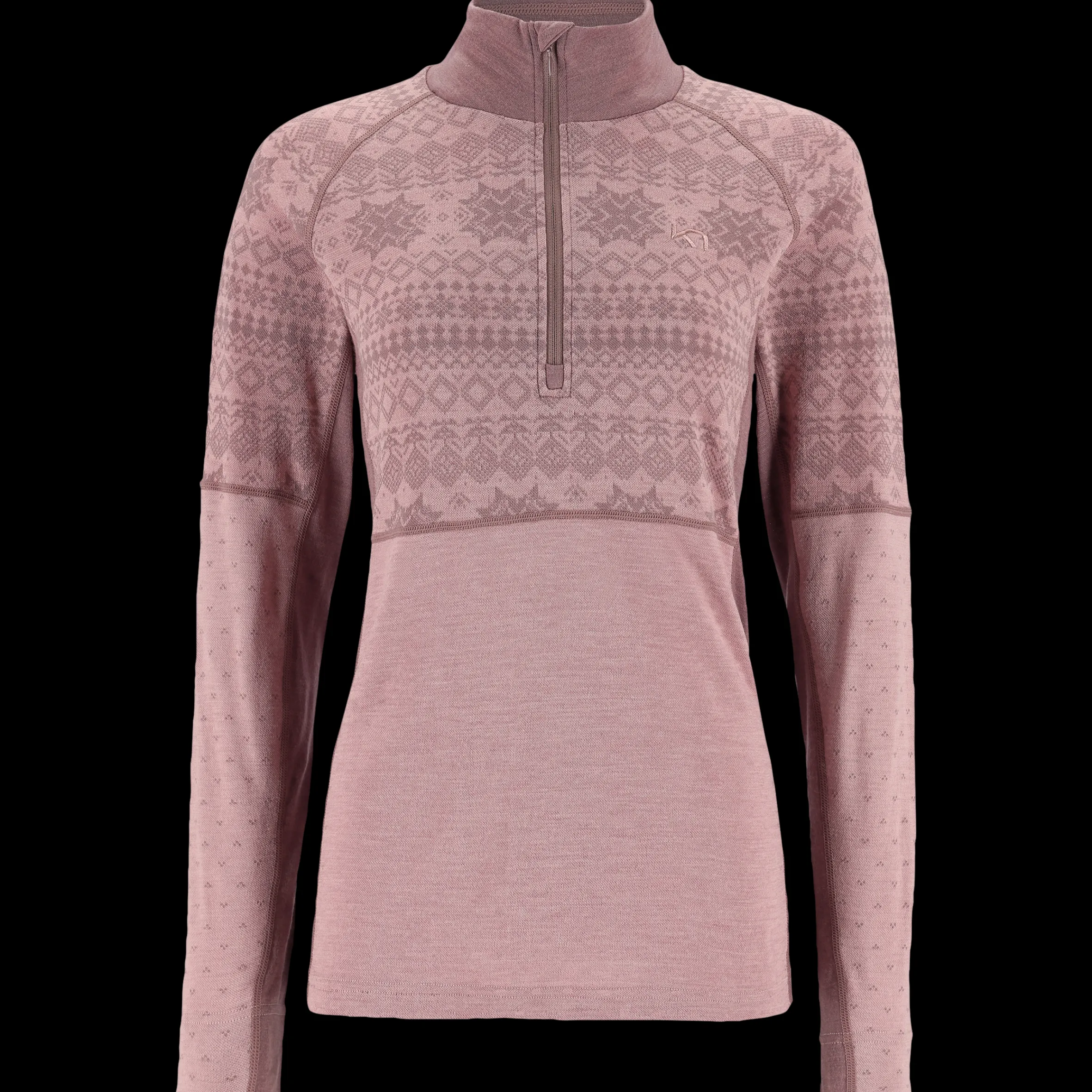 Cheap Vilma Half Zip Wool Long Sleeve